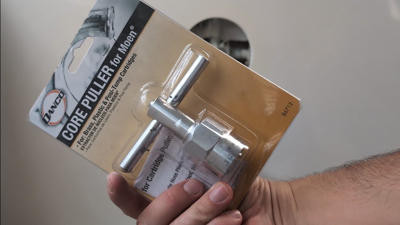 Danco Core Puller for Moen Bathtubs or Showers Tutorial to Replace a Cartridge Dripping Faucet