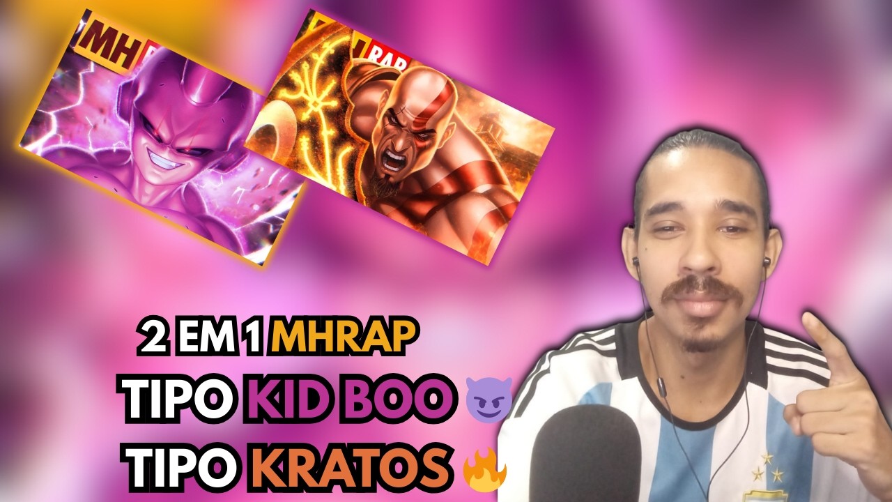 PIG REACT 2 EM 1 MHRAP - Tipo KID BOO 😈 | (Dragon Ball) 𝓜 & Tipo KRATOS 🔥 (God of War)