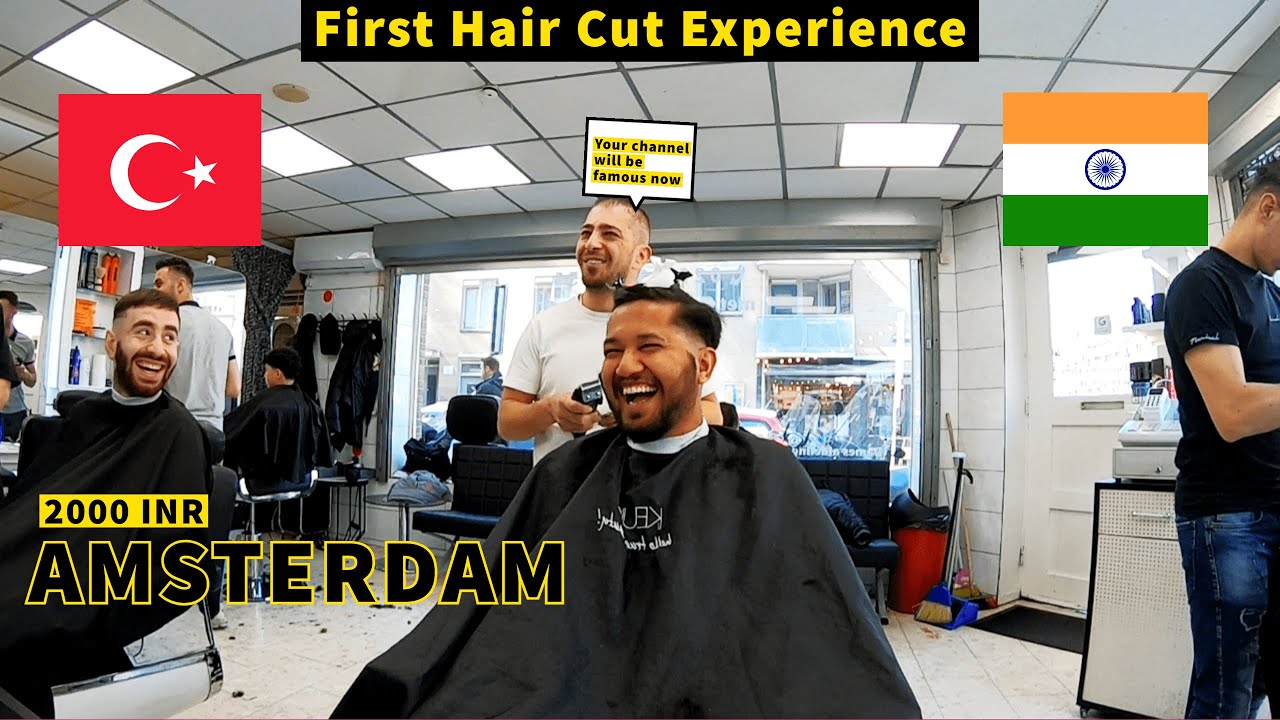 Turkish People are amazing..!! Amsterdam Haircut Exp. | #HairStudioMoss | Indians in Netherlands