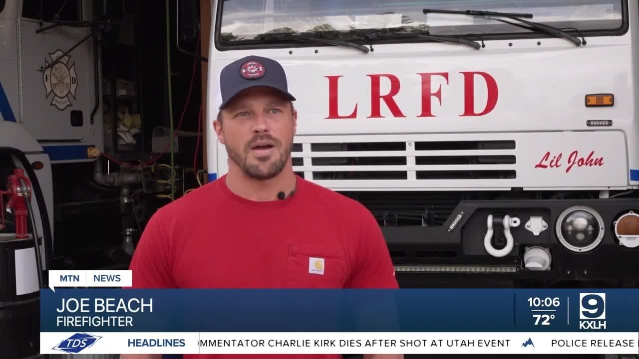 Lincoln Volunteer Fire trains with Life Flight in response to helicopter crash