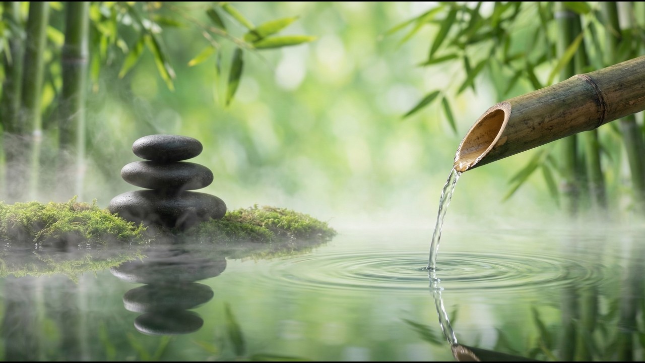 Gentle Piano & Water Sounds for Calm | Soothing Music for Spa, Yoga & Sleep
