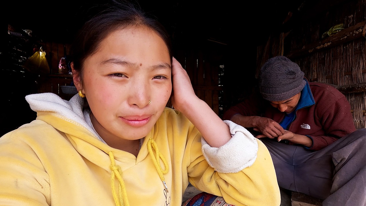 manjita rai with husband somuhang rai in their hut || shepherd life of Nepal@pastorallifeofnepal