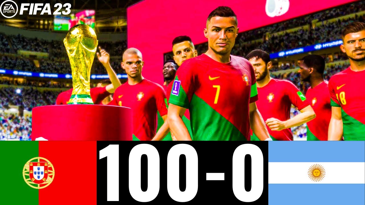 ПОРТУГАЛИЯ 100:0 АРГЕНТИНА | ФИНАЛ ЧЕМПИОНАТА МИРА ПО ФУТБОЛУ FIFA 2026 | #fifa23