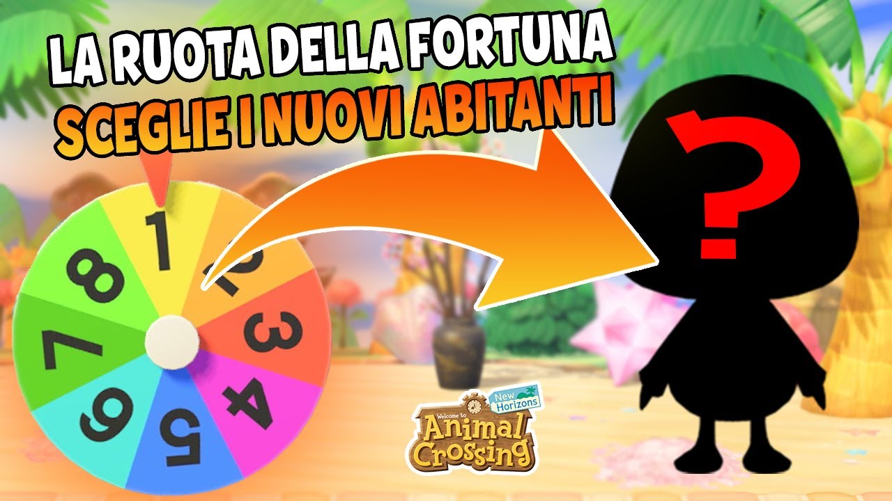 LA RUOTA DELLA FORTUNA SCEGLIE IL NUOVO ABITANTE DI LIGHTY WAII 😱🔥 Animal Crossing New Horizons