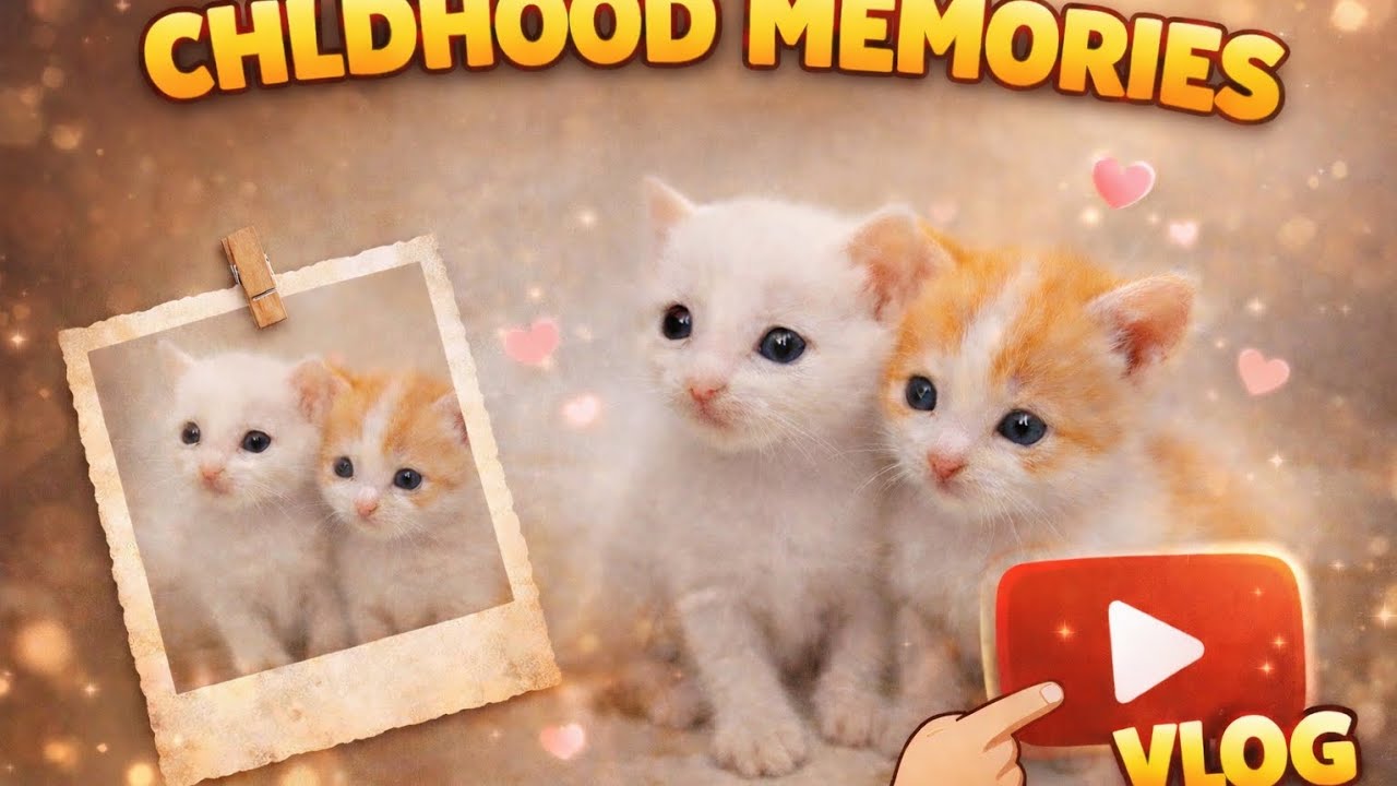 From Tiny Kittens to My Best Friends 🐾 Childhood Memories#cat #viralvideo #catshorts #funny #pets 