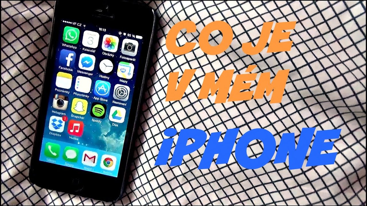 Co je v mém iPhone 5/What is on my iPhone 5