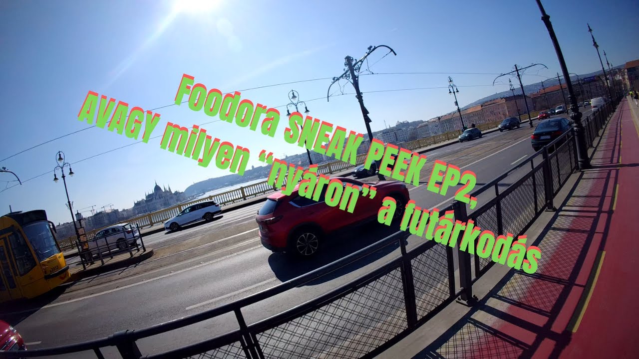 Budapest Foodora Sneak PEEK* EP2 SEMMI CENZÚRA. #budapest #gopro #bicycle #bicikli #traffic
