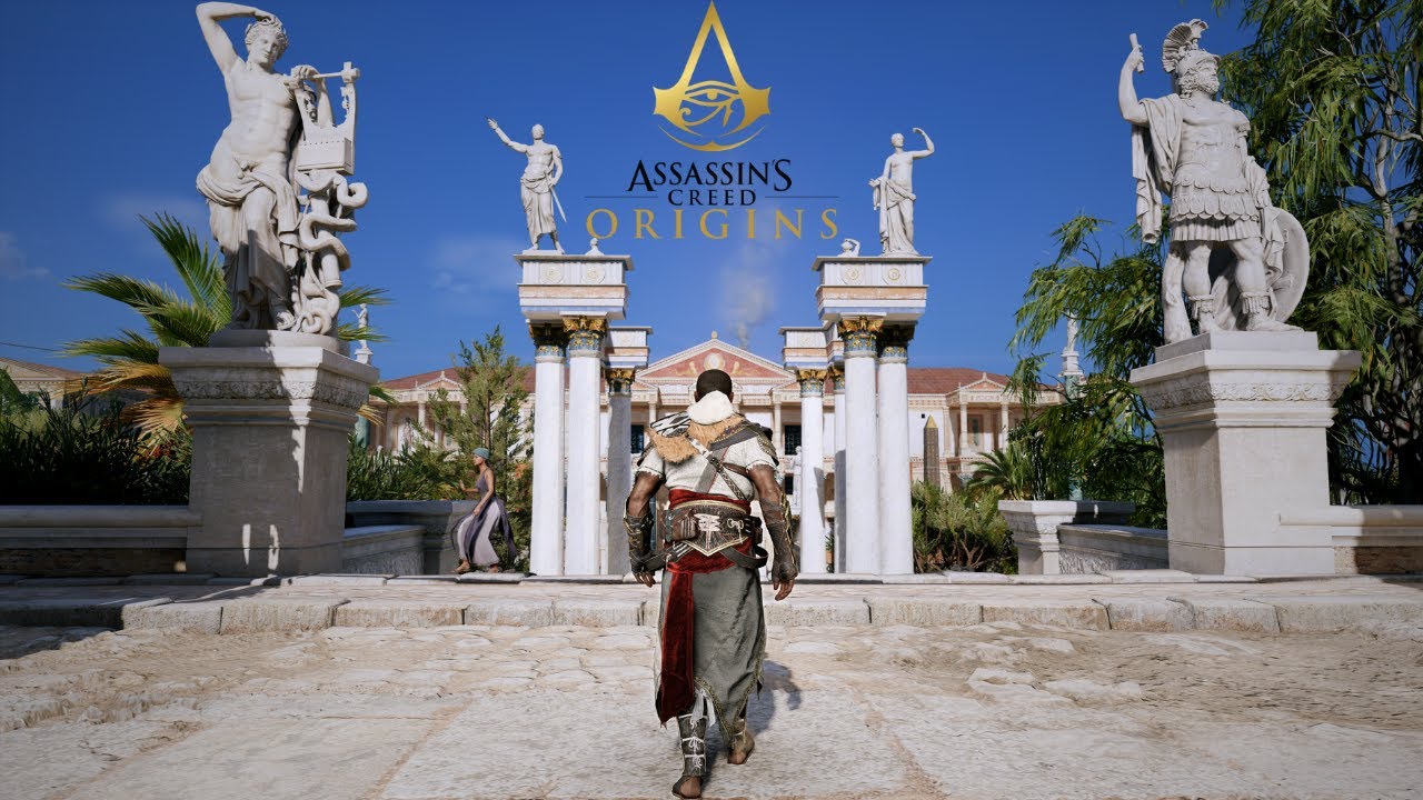 Historical Walking Tour in Alexandria 43 BC, Ancient Egypt (Assassin's Creed Origins)