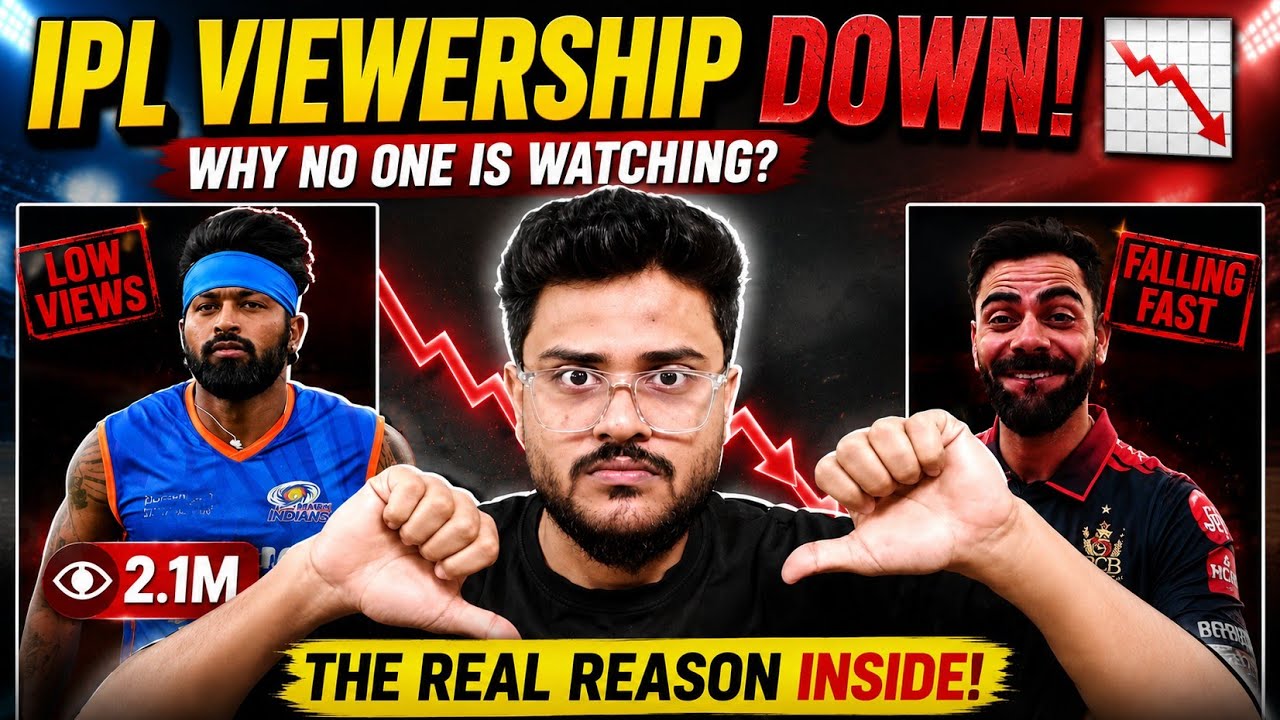 IPL 2026 viewership declines, what are the reasons?  🤬 ft. CSK, RCB, MI 