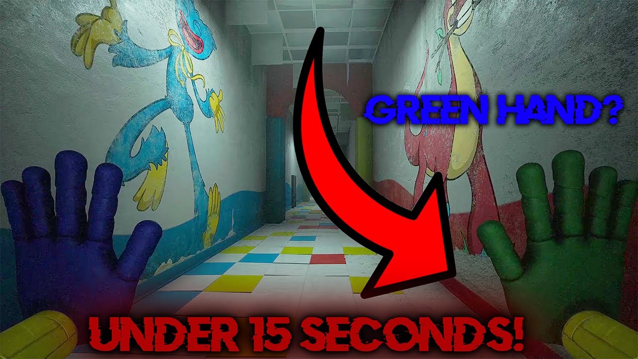 How to get the CHAPTER 2 GREENHAND in Poppy Playtime 2 in UNDER 15 SECONDS!!! (Tutorial & Glitch!)