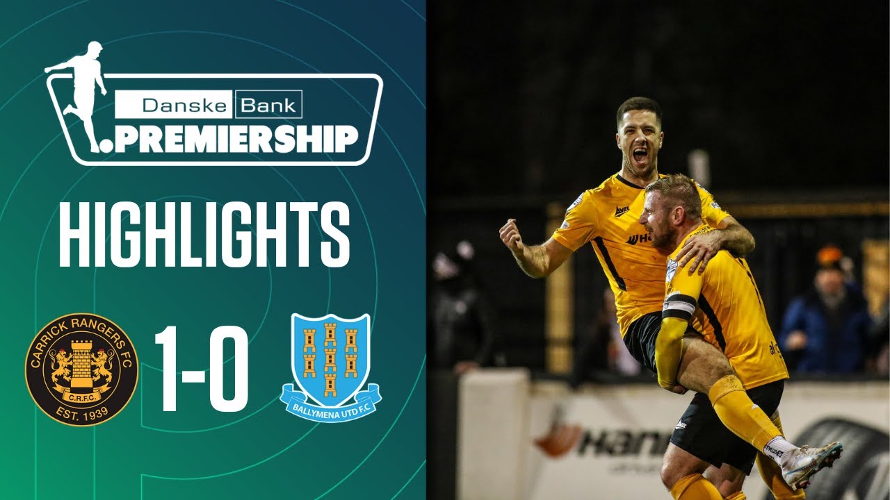 Maciulaitis Wins It | Carrick Rangers 1-0 Ballymena United | Irish League Highlights