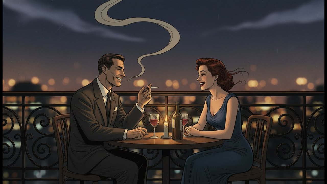 City Lights & Wine &mdash; Romantic Noir Jazz for Date Nights | 3 Hours
