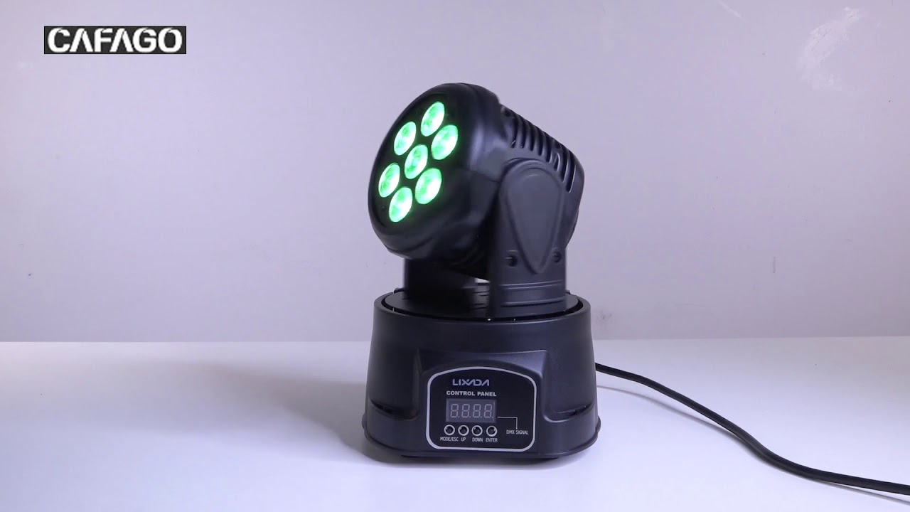 Lixada DMX-512 Mini 4 In 1 RGBW LED Stage Light