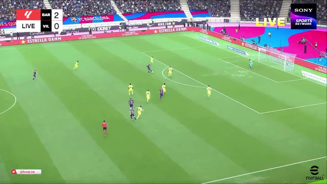 [LIVE] Barcelona vs Villarreal La Liga 25/26 Full Match - Video Game Simulation