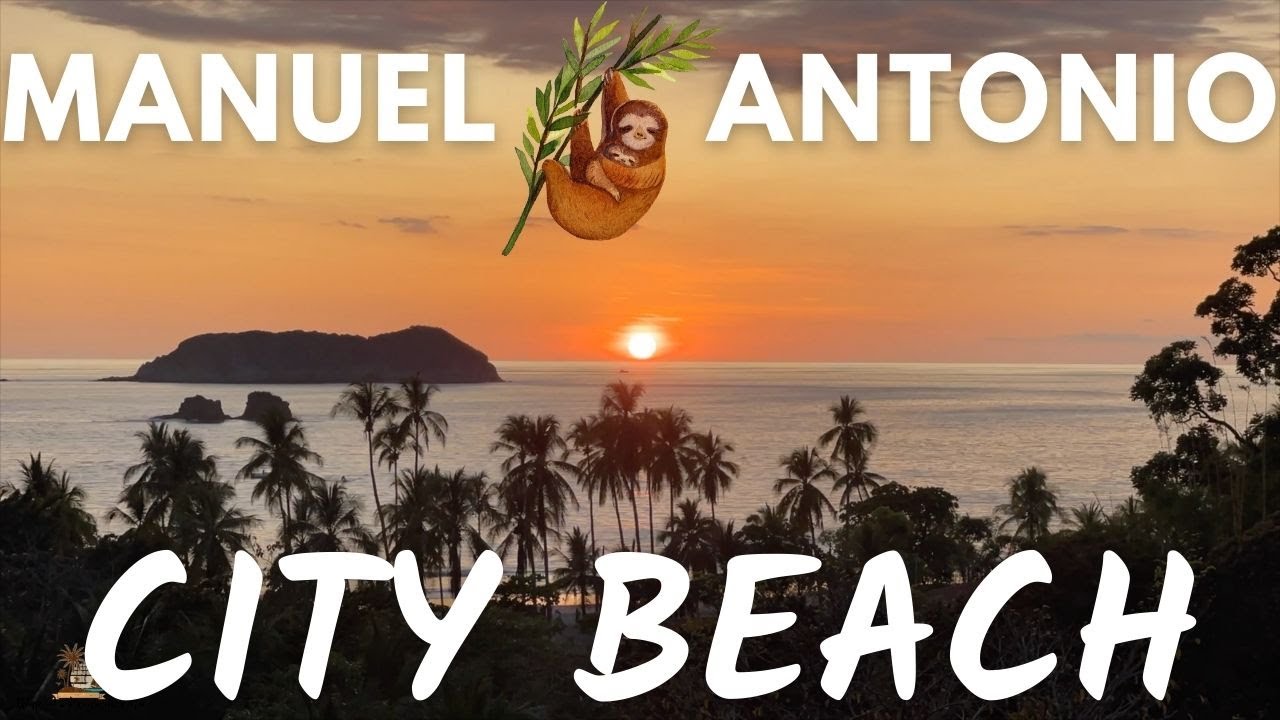 Manuel Antonio plaża miejska 4K drone