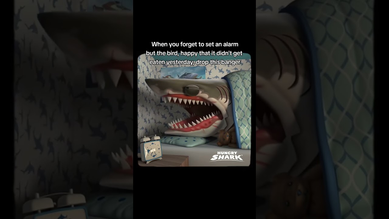 The birds are real 🐦 #hungryshark #tiktok #memes #fyp