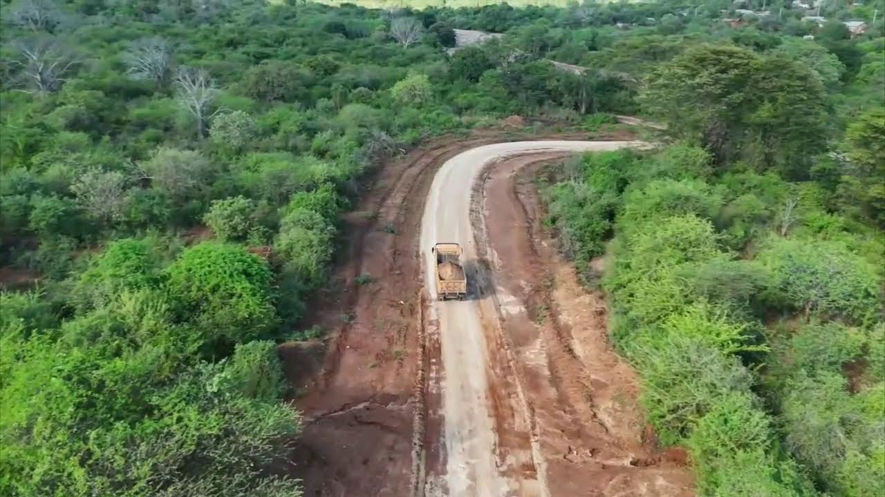 Inspection of ongoing works, Mto Mwagodi - Msau - Mbale - Wundanyi - Bura road.