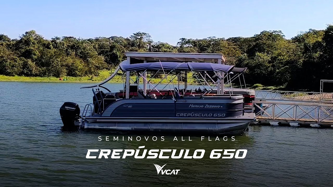 Seminovos All Flags | Pontoon Vcat Crepusculo 650