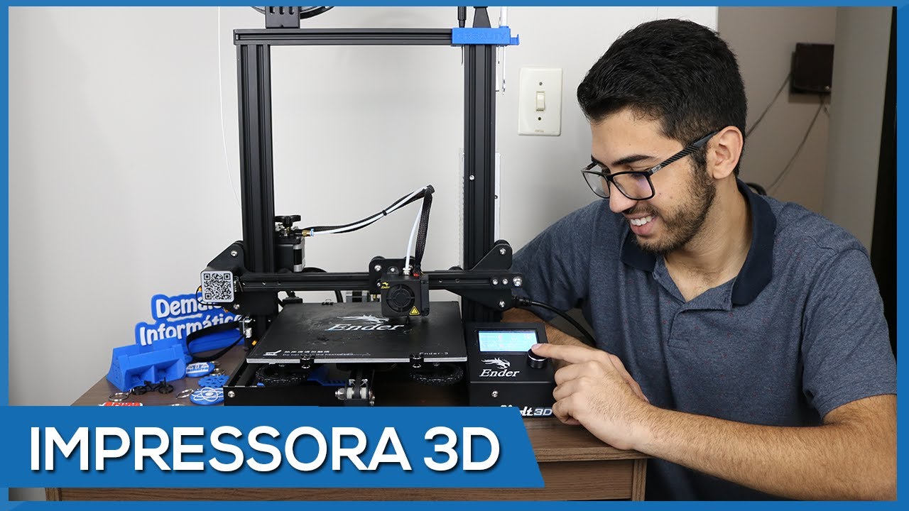 COMO FUNCIONA IMPRESSORA 3D (ENDER 3)
