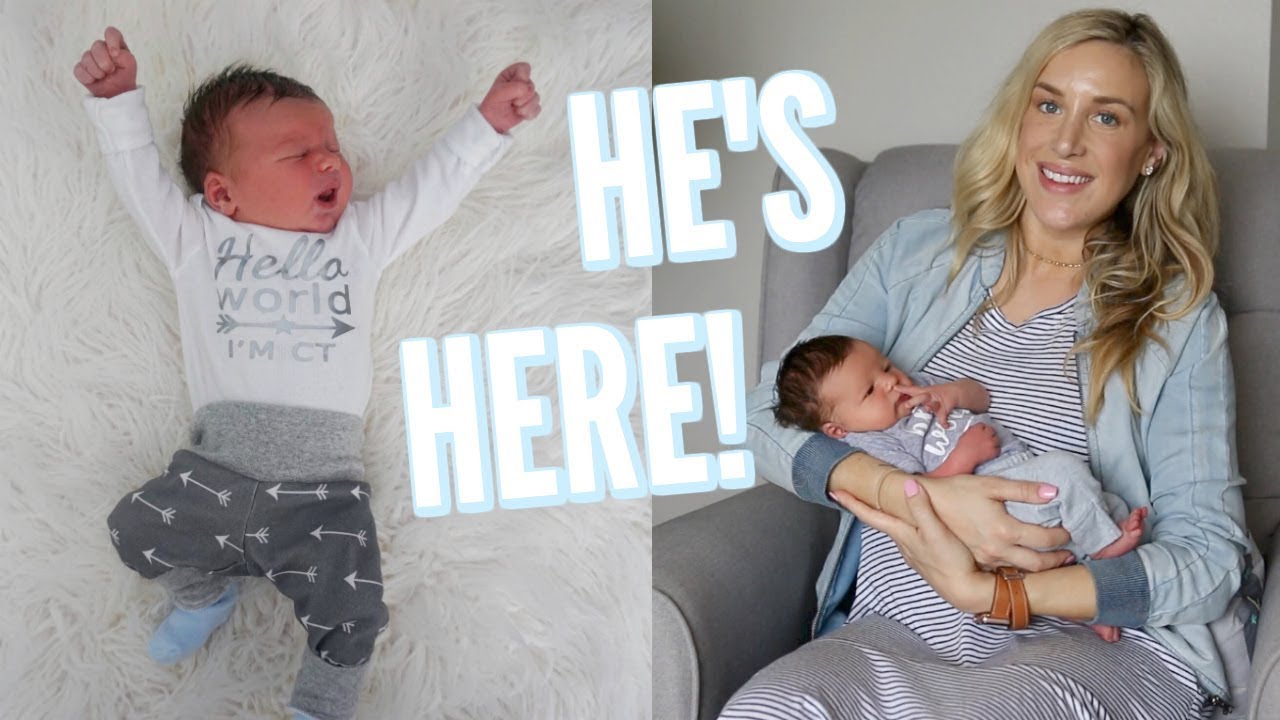 MEET MY BABY BOY | NEWBORN ANNOUNCEMENT | OLIVIA ZAPO