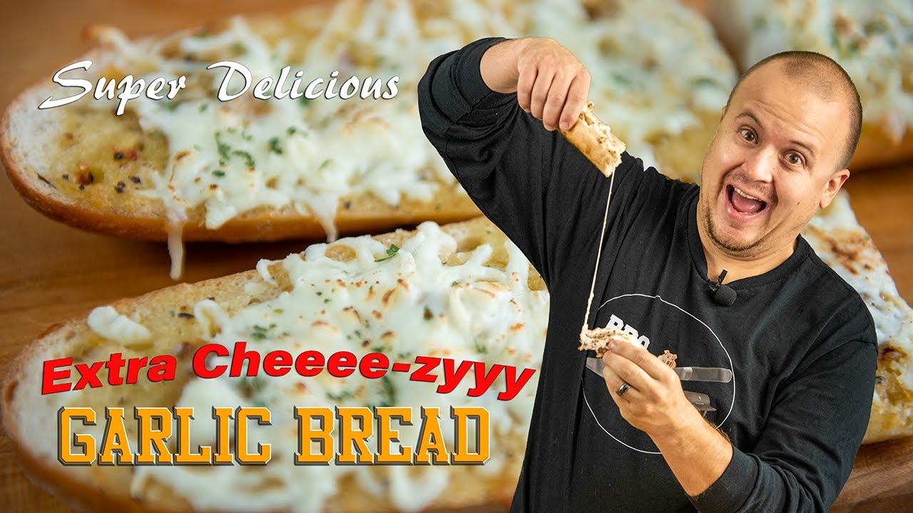 It was so Easy to Make this  EXTRA CHEESY GARLIC BREAD