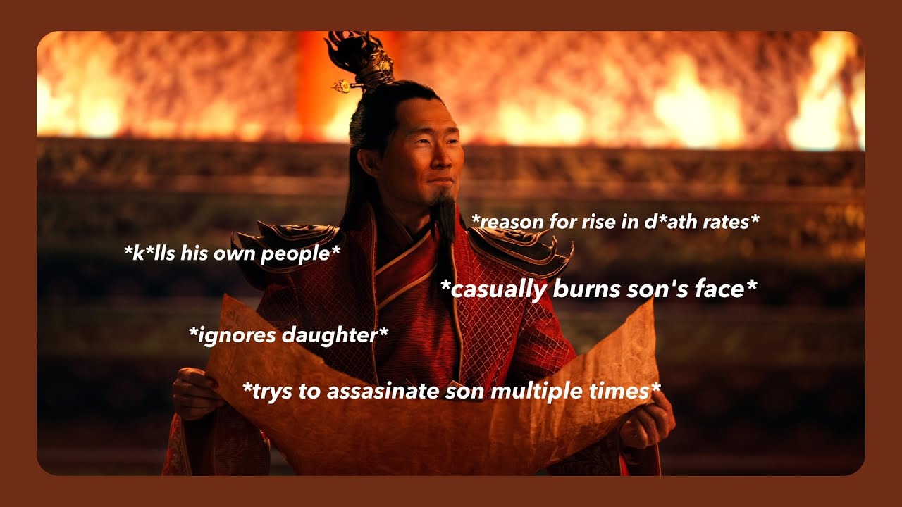 Fire Lord Ozai being a TERRIBLE father and CRUEL leader for only 3 minutes😔💔