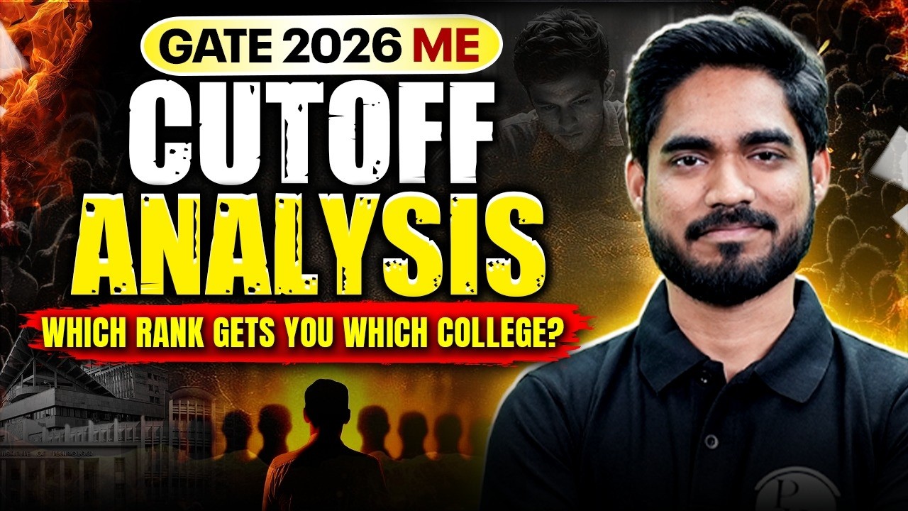 GATE 2026 Mechanical Cutoff | Rank vs College Guide | Which Rank Gets Which College?