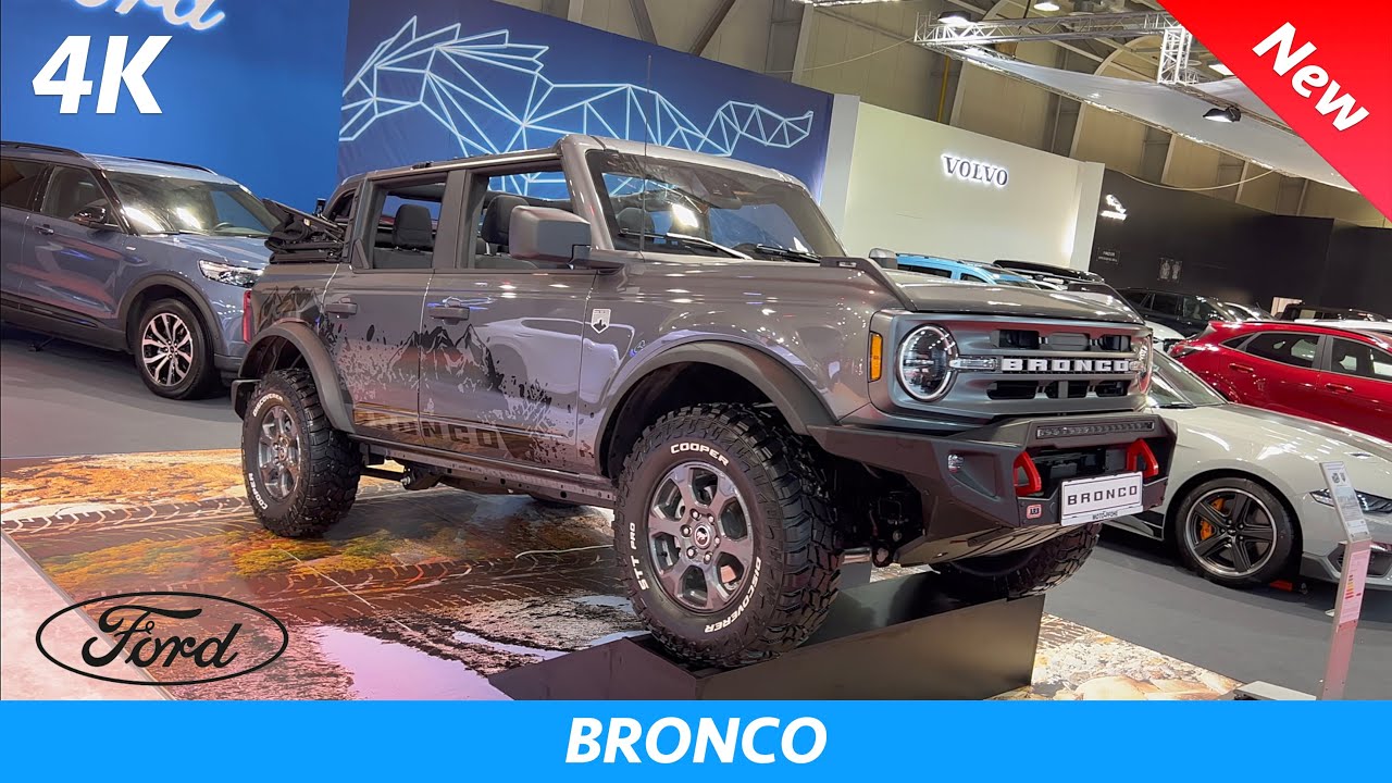 Ford Bronco 2022 — ПЕРВЫЙ взгляд и обзор в 4K | Экстерьер - Интерьер (детали) Биг Бенд