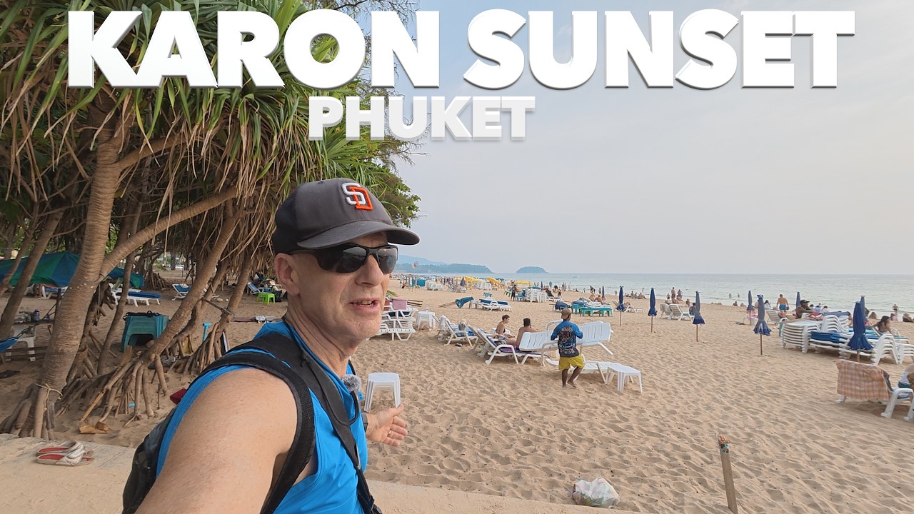 Karon Beach Evening Walk | Sunset To Night Market