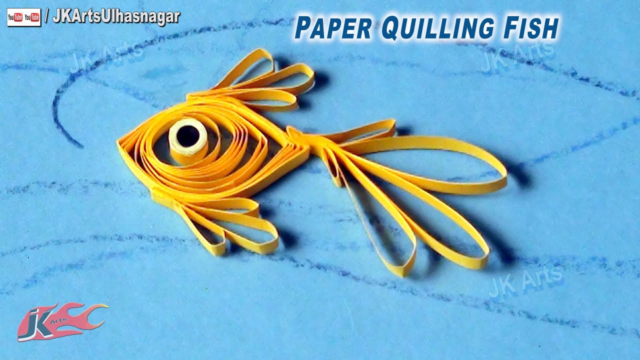 DIY Paper Quilling Fish | How to make Under the Sea Creature | JK Arts 640