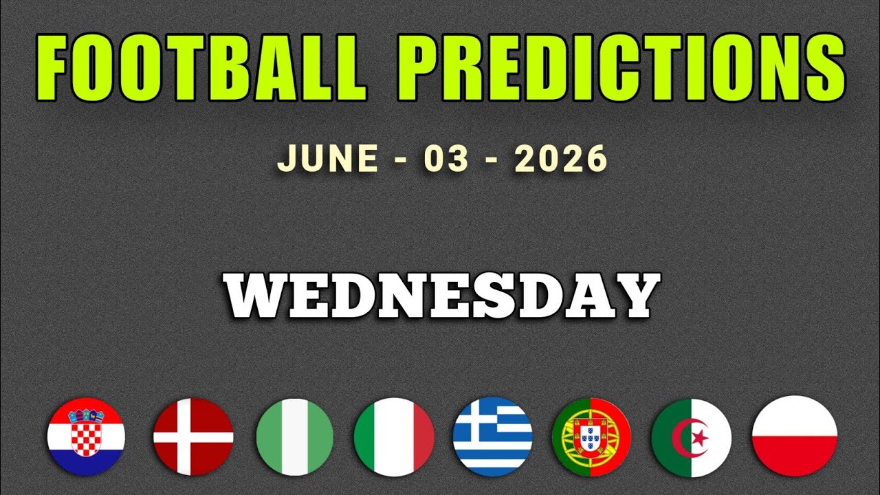 FOOTBALL PREDICTIONS TODAY ( Friendly International | Euro U19 ) GoalIQ