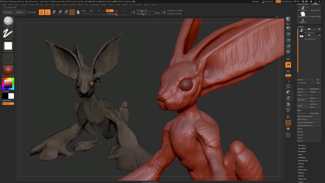 Work up a ZBrush concept in Photoshop