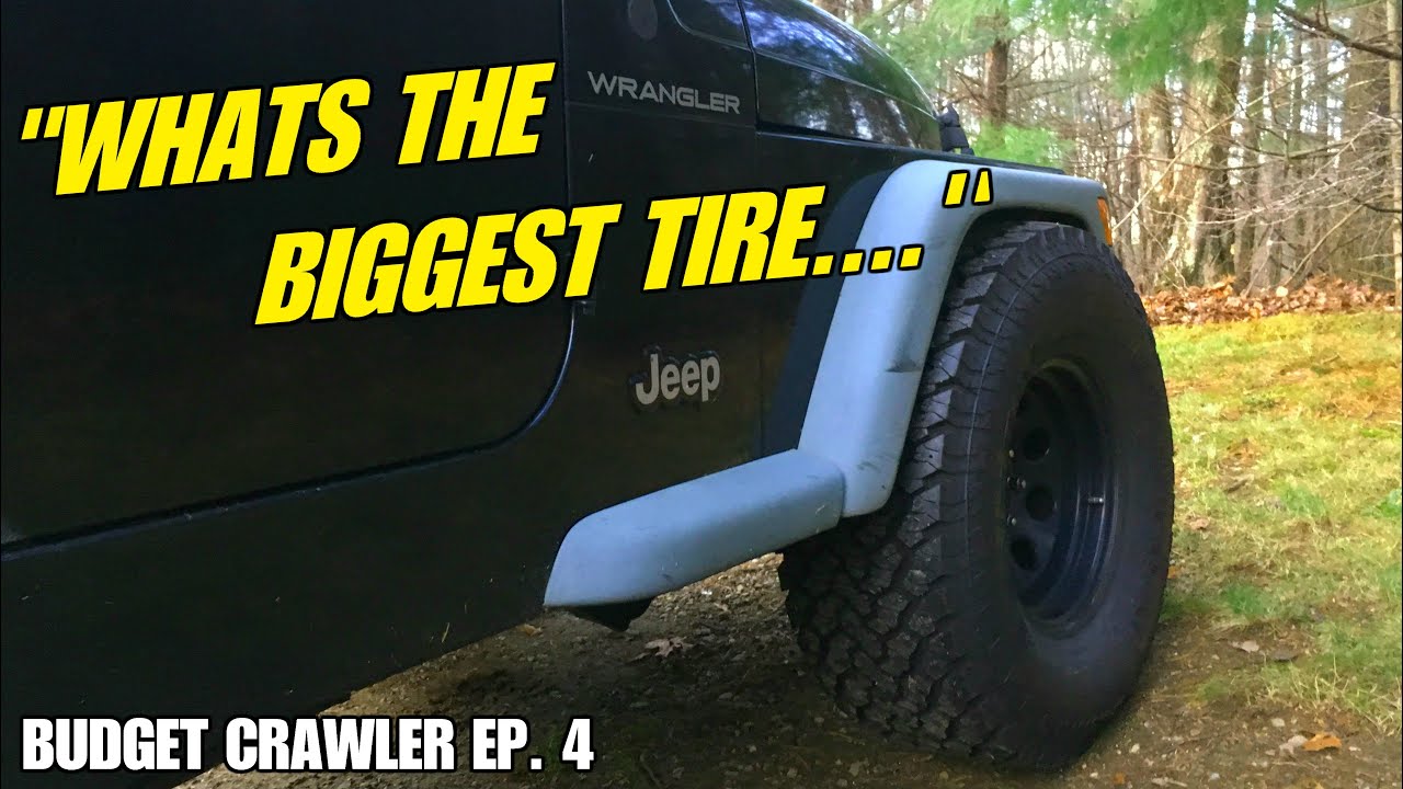 Подойдут ли 33-дюймовые шины на серийный TJ WRANGLER? | Budget Crawler, эпизод 4