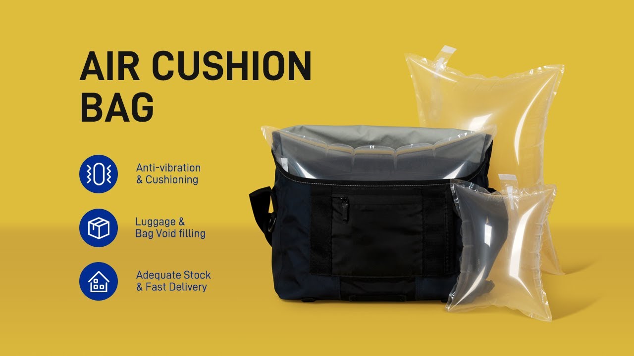 Air Cushion Bag Inflatable Void Filling Packing Material For Cartons And Bags #packaging