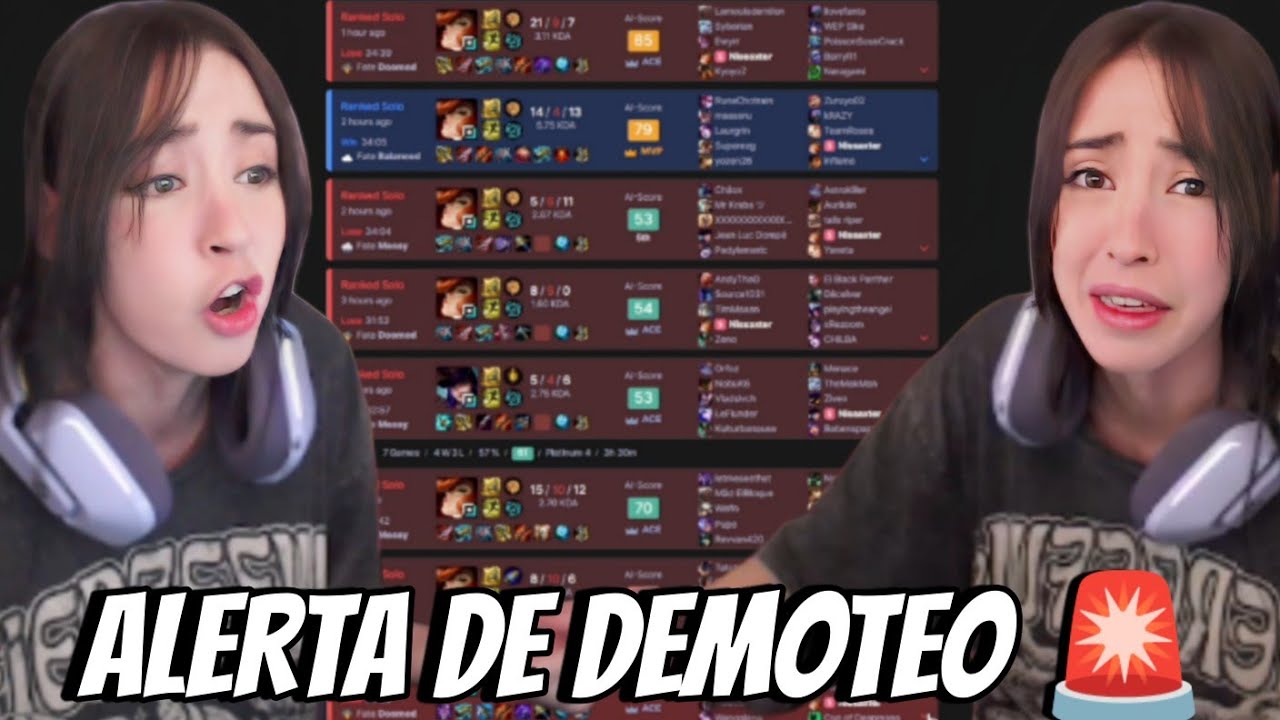 NISSA NO PARA DE PERDER Y YA NO PUEDE MÁS! PERDIÓ 3 GAMES SEGUIDOS!!! | Nissaxter