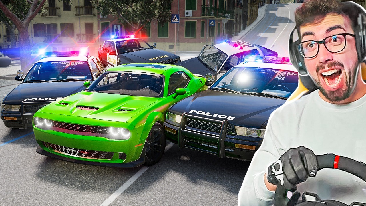 ACCIDENTES EN PERSECUCIONES POLICIALES 💥 | BeamNG Drive