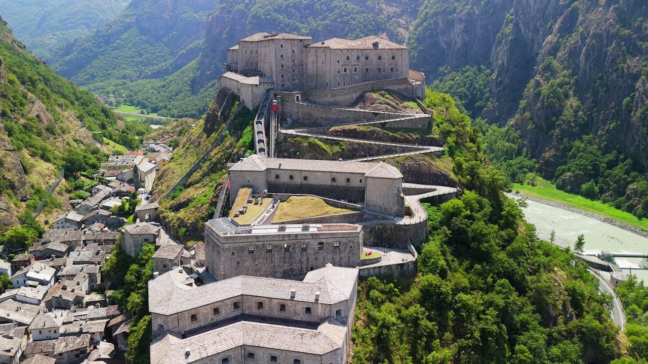 Flying Over History | DJI Mavic Air 3 at Bard Fortress, Italy