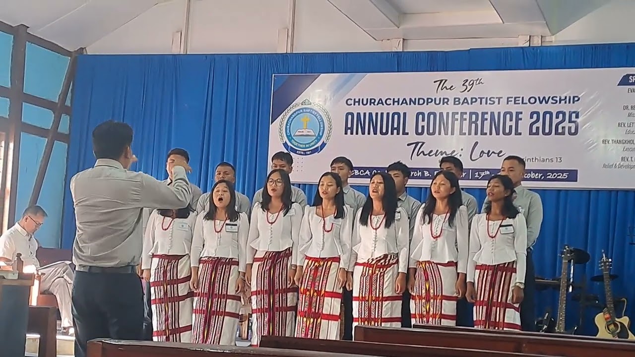 Vaiphei Baptist Youth at B Ebenezer Song competition 2025