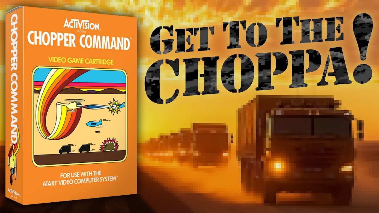 CHOPPER COMMAND от Activision для Atari 2600 | ЗАЩИТНИК в ПУСТЫНЕ!