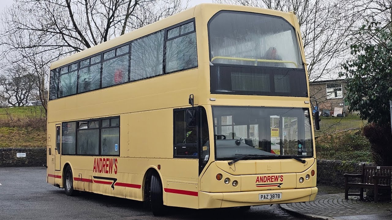 Andrew's of Tideswell Dennis Trident 2 East Lancs Myllennium Lolyne PAZ 3878