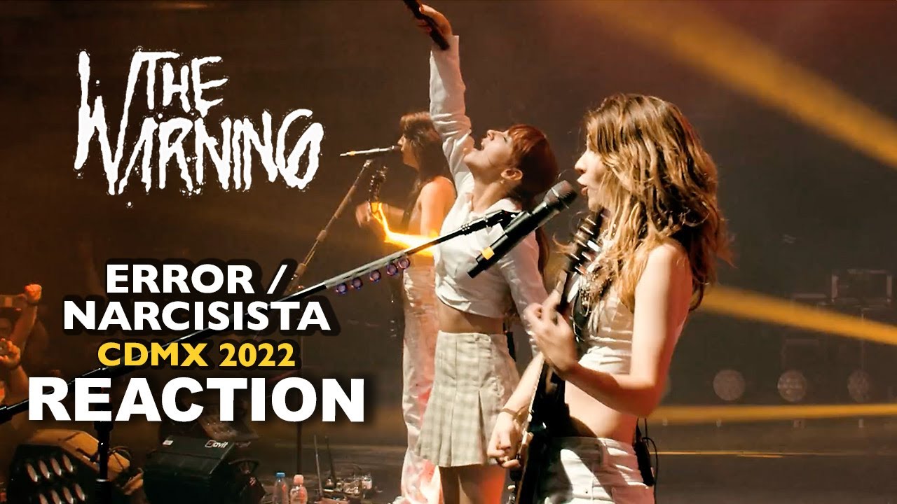 Brothers REACT to The Warning: Error, Narcisista (2022 Teatro Metropólitan)