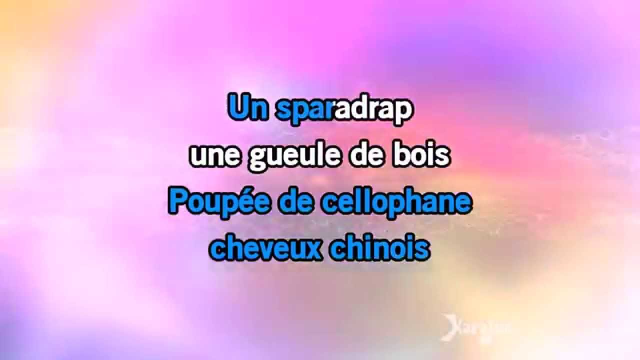 Karaoké Ça plane pour moi - Plastic Bertrand *
