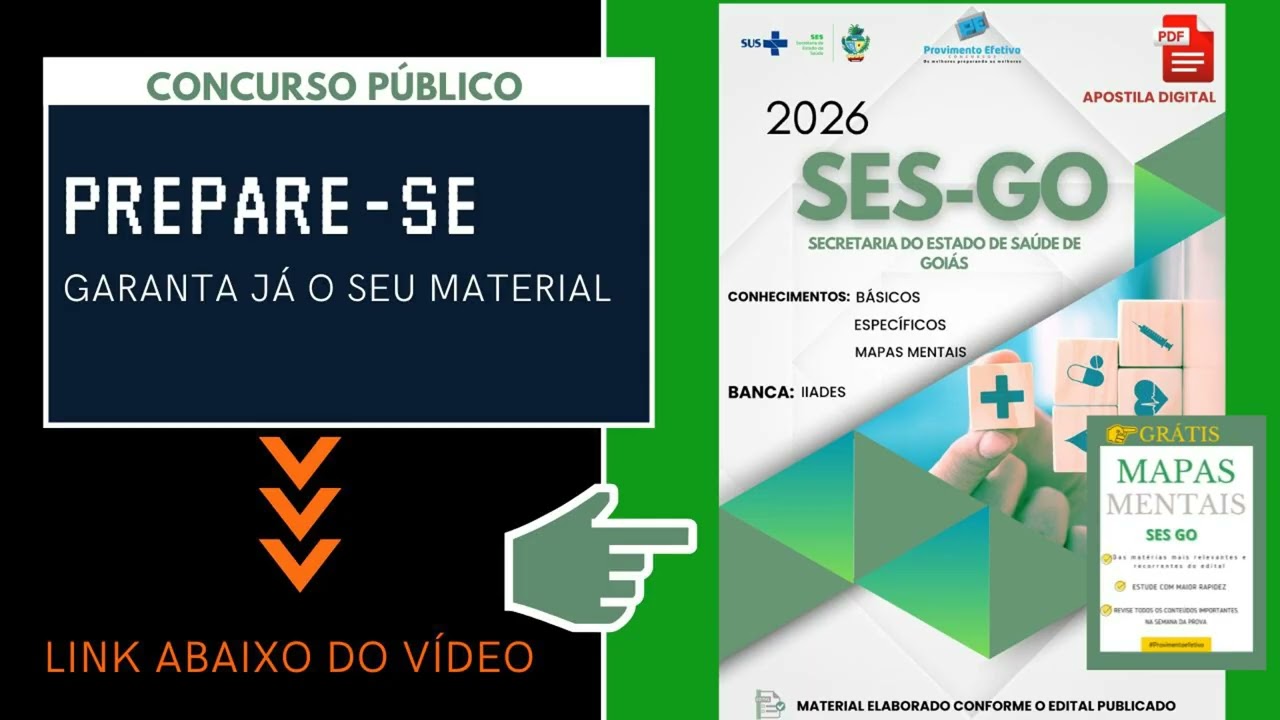 Apostila SES GO Arquiteto SES GO 2026