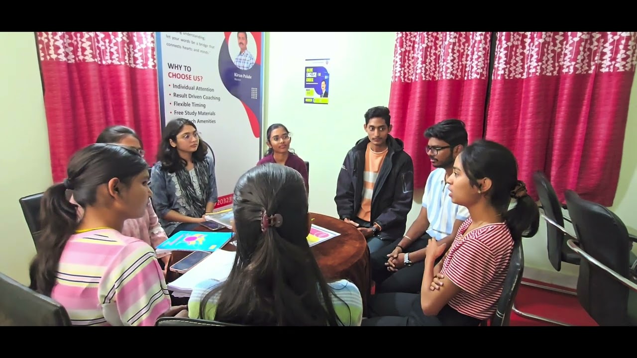 Group discussion on social media| spoken English course|english speaking classes amravati