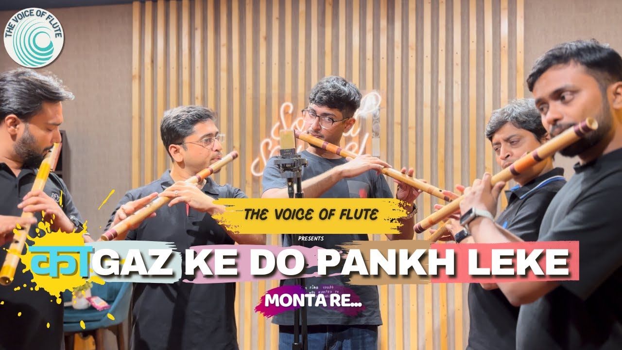 MONTĀ RE – KAGAZ KE DO PANKH (FLUTE COVER) | CHORUS ENSEMBLE FT. AVIJIT | TRIBUTE TO AMIT TRIVEDI