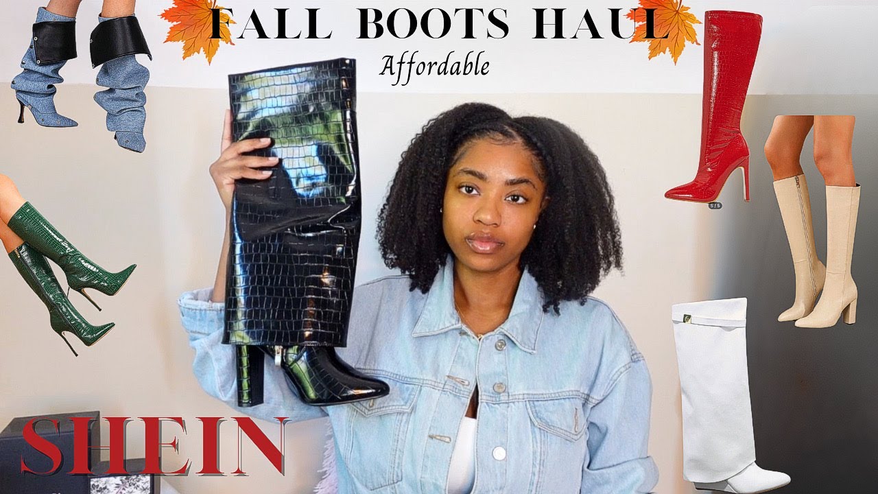 Fall Boots Haul| SHEIN Boots haul| affordable fall boots| Boots Try-on haul| Fall Shein haul