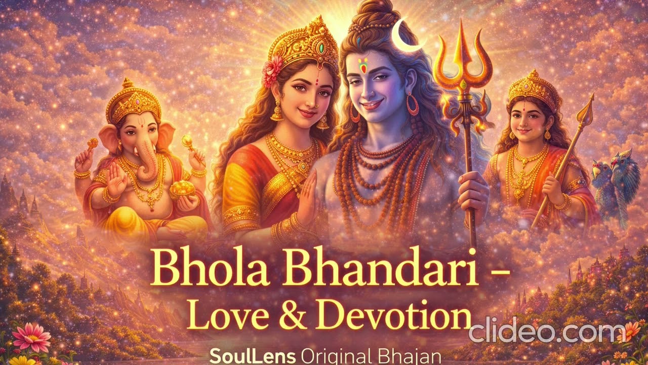 🌙Bhola Bhandari Bhajan 🕉️  Peace & Love for Children & Elders  SoulLens : 🕉️ 🌿 🌸 💖