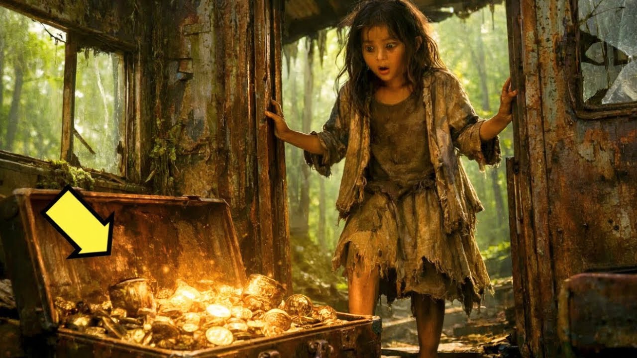 LA PETITE ORPHELINE FUIT DANS UN TRAIN ABANDONNÉ, MAIS CE QU’ELLE Y DÉCOUVRE CHANGE SA VIE À JAMAIS