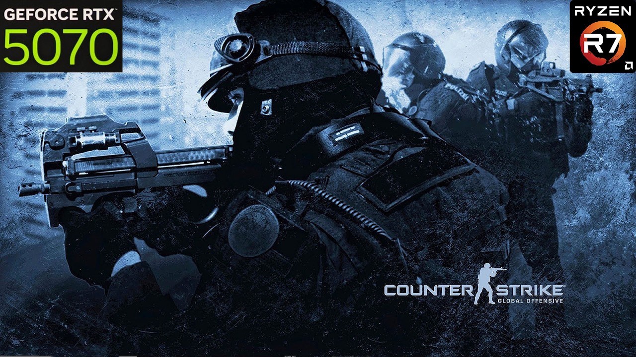 RTX 5070 - CS GO - 1440p 1080p 960p