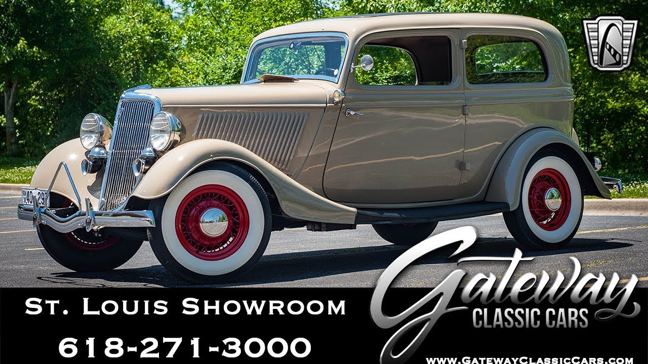 1934 Ford 2 Door Sedan  Gateway Classic Cars St. Louis   #8141